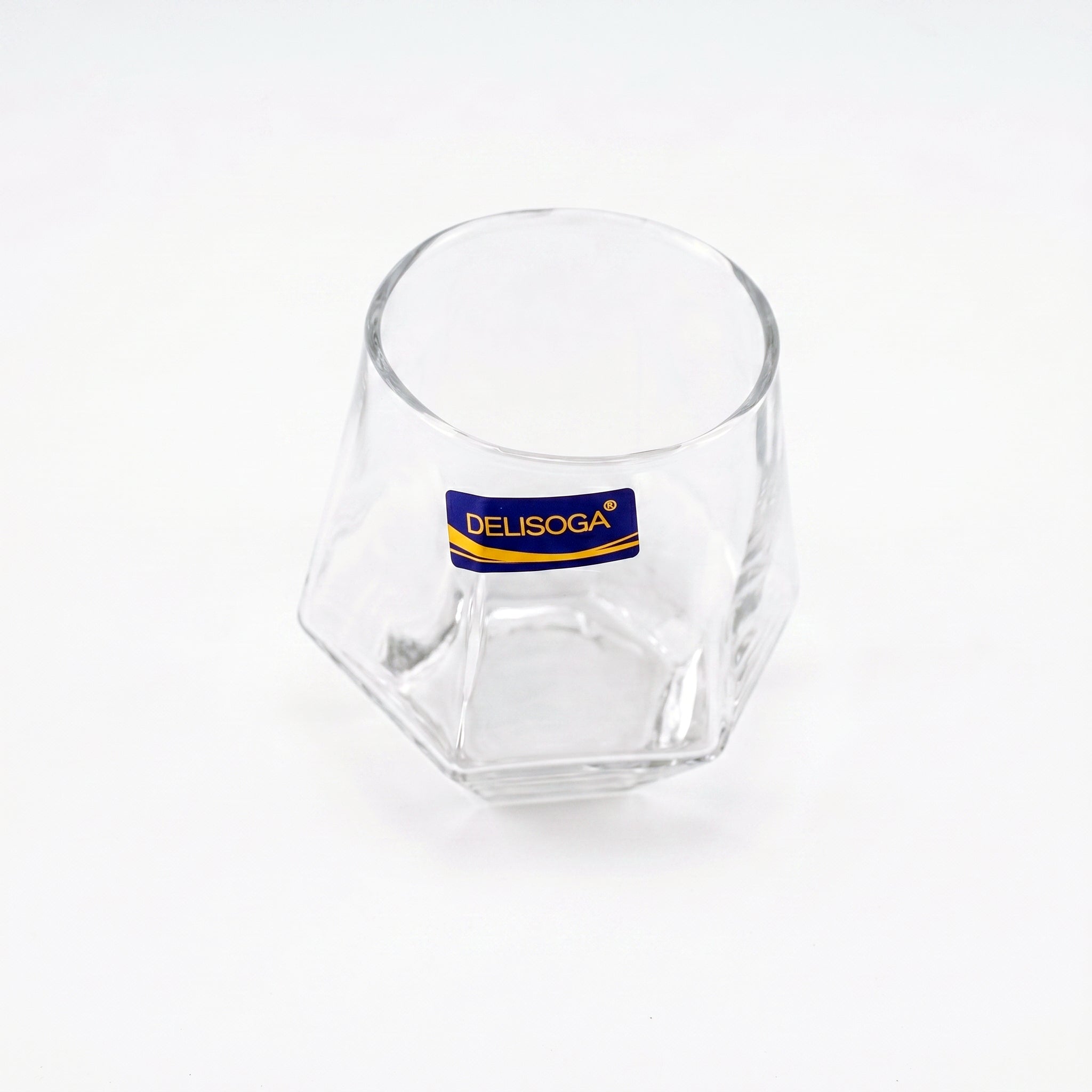 Delisoga 340 ml Classic Polygon Shaped DOF Glass