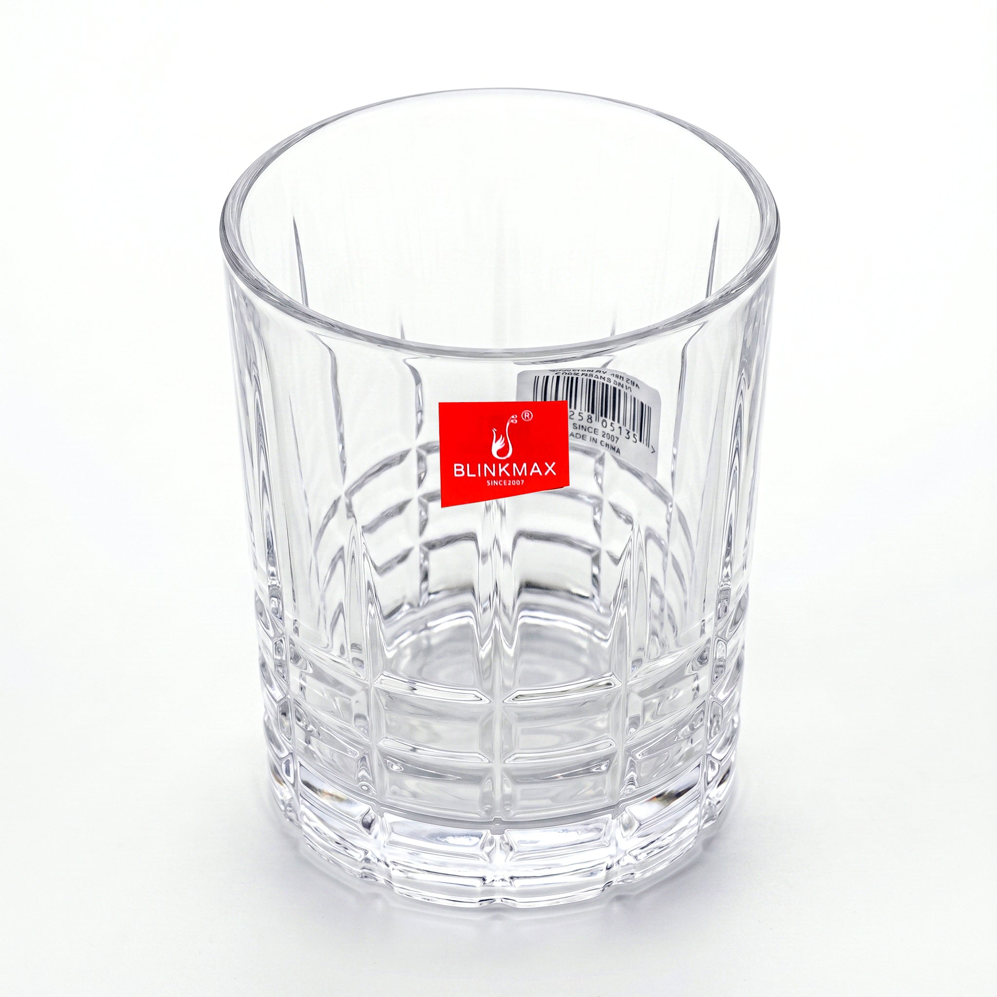 Blinkmax 350 ml 6-Piece Crystal Grid DOF Glass Set