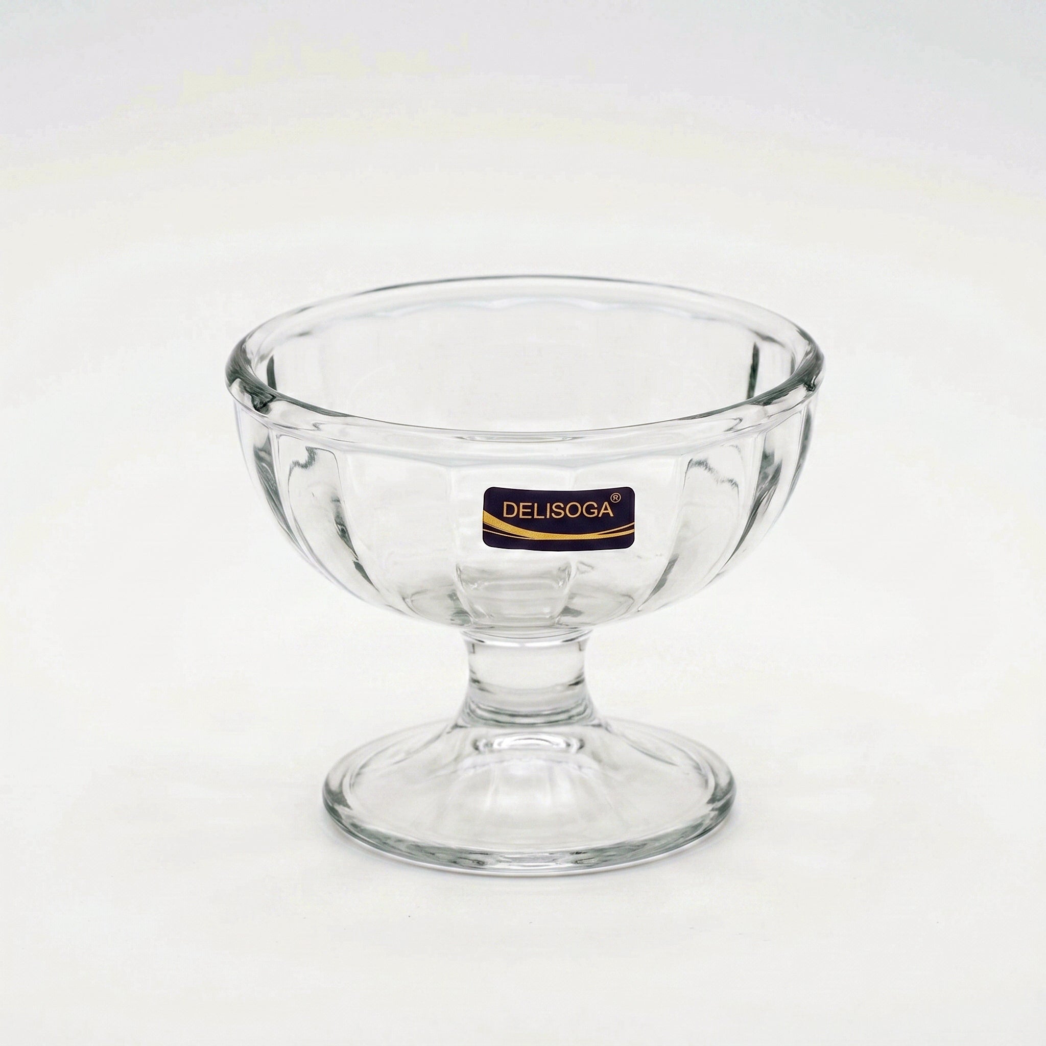 Delisoga 210 ml 6-Piece Glass Ice Cream Cup Set