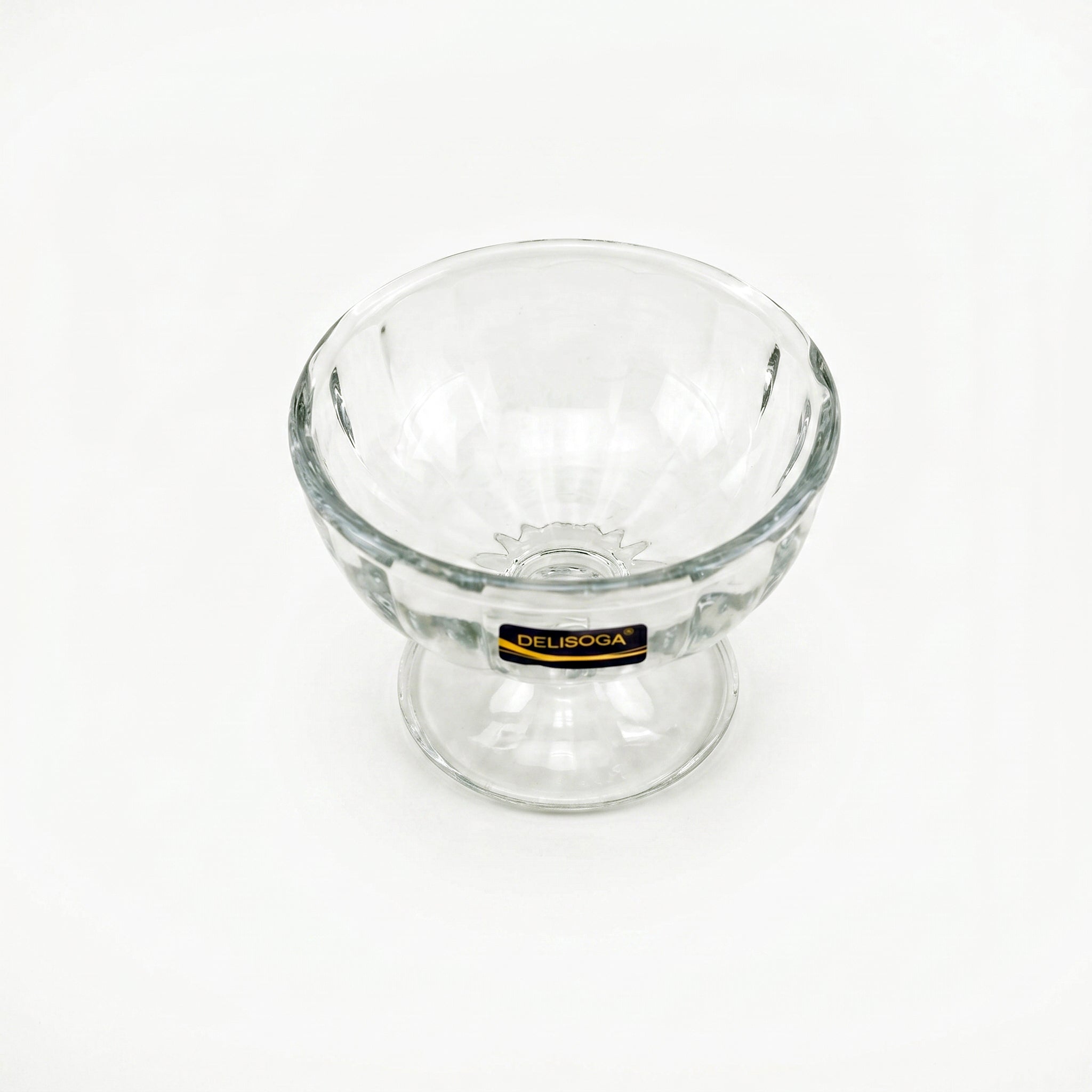Delisoga 210 ml 6-Piece Glass Ice Cream Cup Set