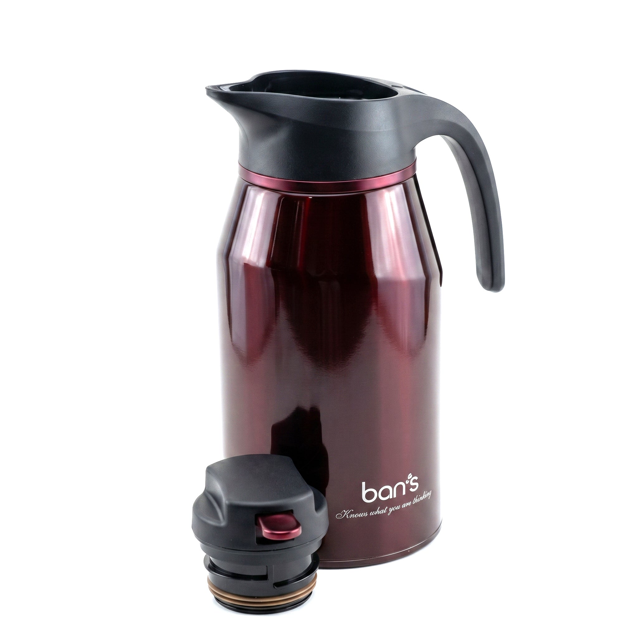Kapusi Bans 2000 ml Cherry Red Vaccum Flask