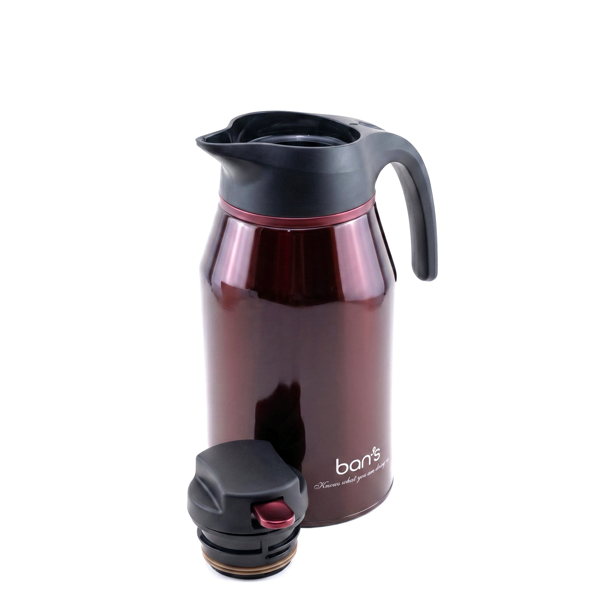 Kapusi Bans 2000 ml Cherry Red Vaccum Flask