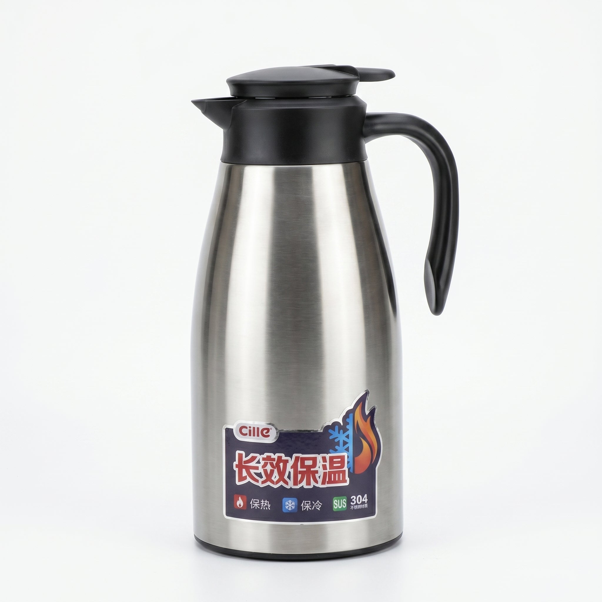 Cillie 2-Liter Stainless Steel Vaccum Flask