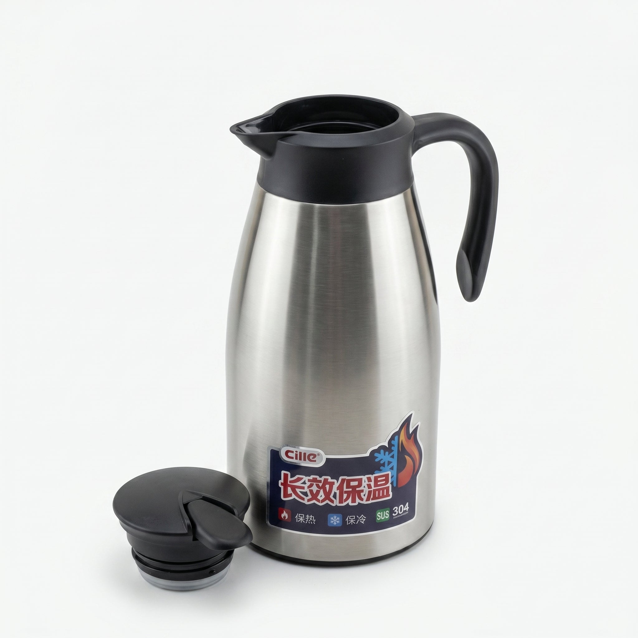 Cillie 2-Liter Stainless Steel Vaccum Flask