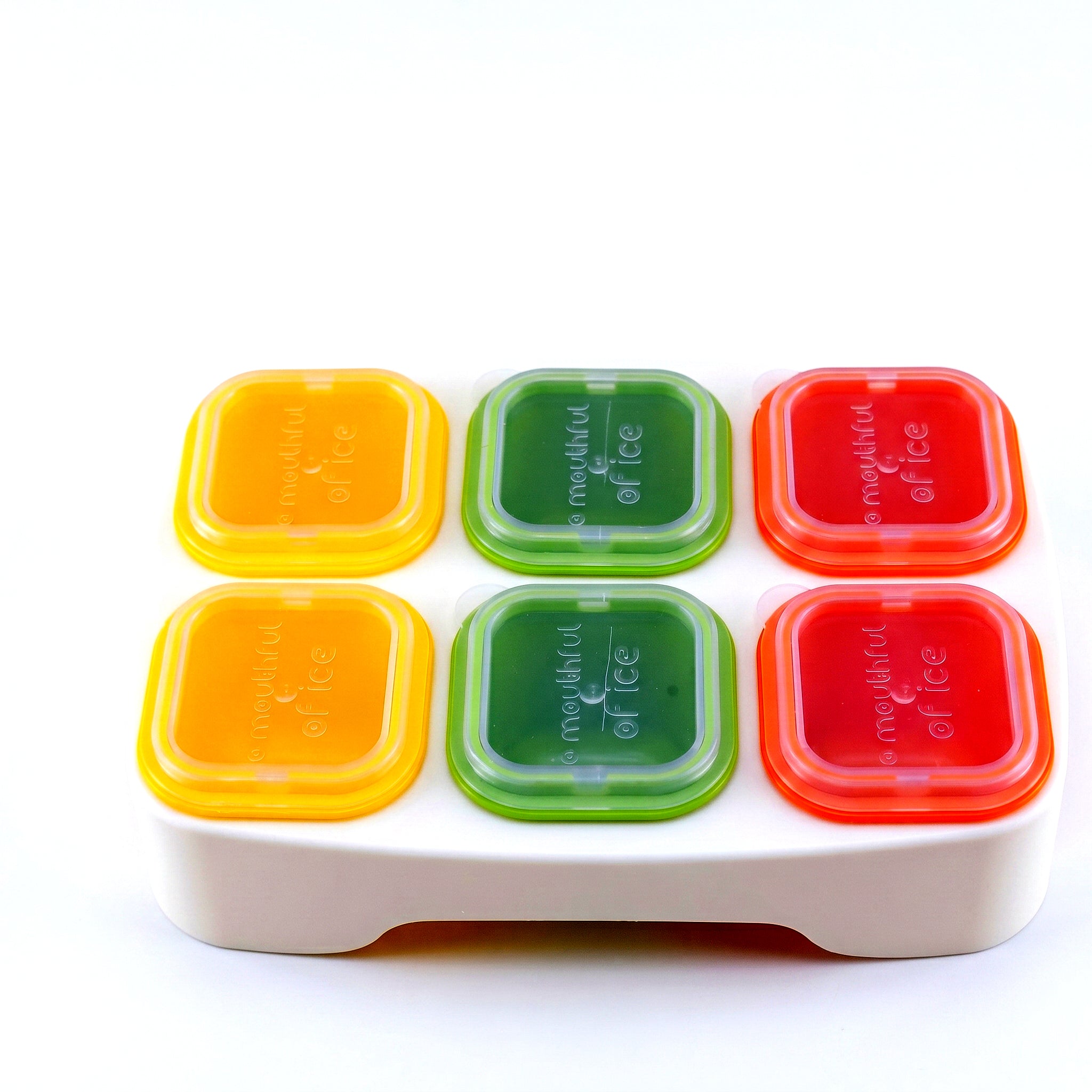XRJ 6-Cavity Multi Ice Cube Tray With Individual Lids