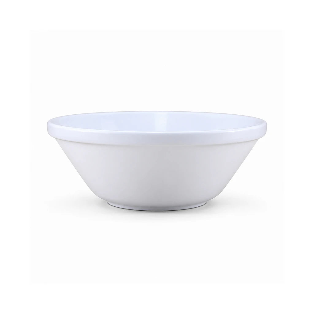 Forte B.K Cosmo 8-Inch White Ceramic Serving Bowl