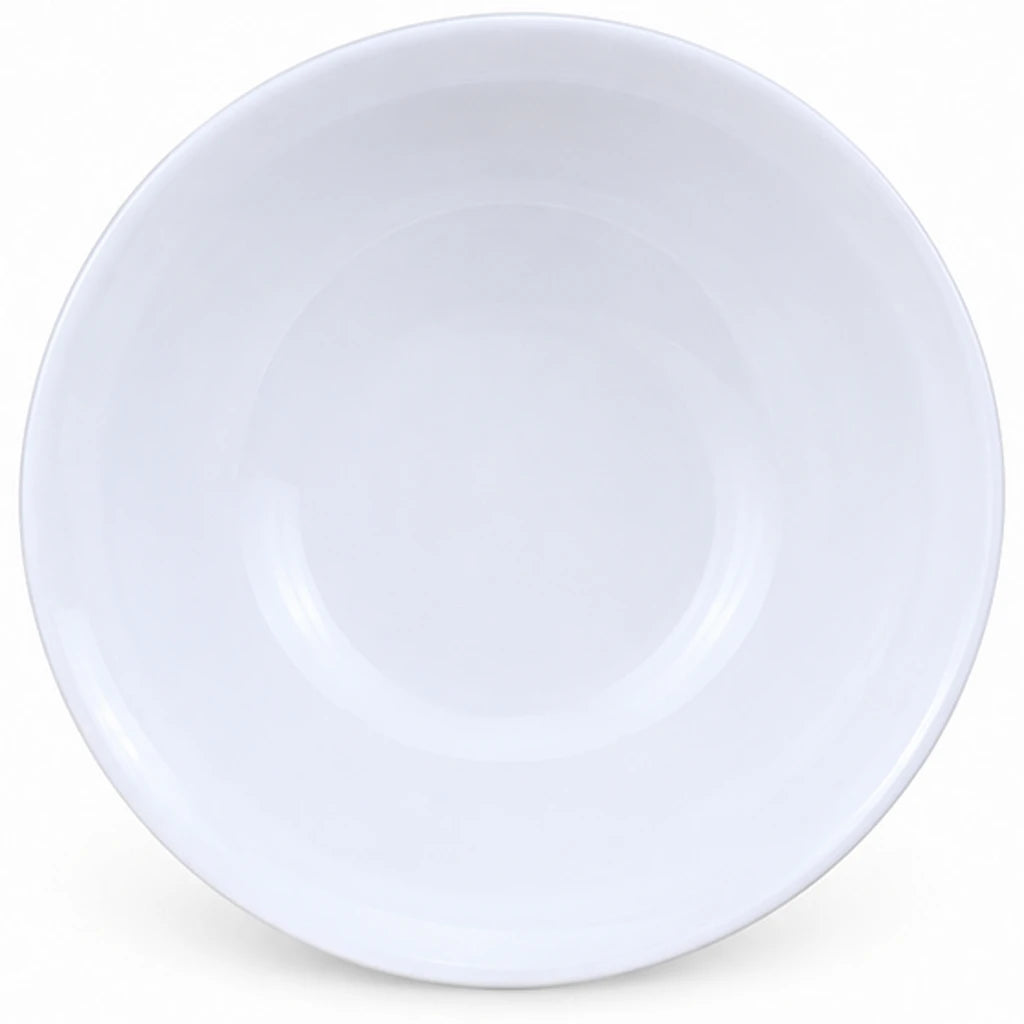 Forte B.K Classic White Ceramic Serving Bowl - 18 & 23 cm