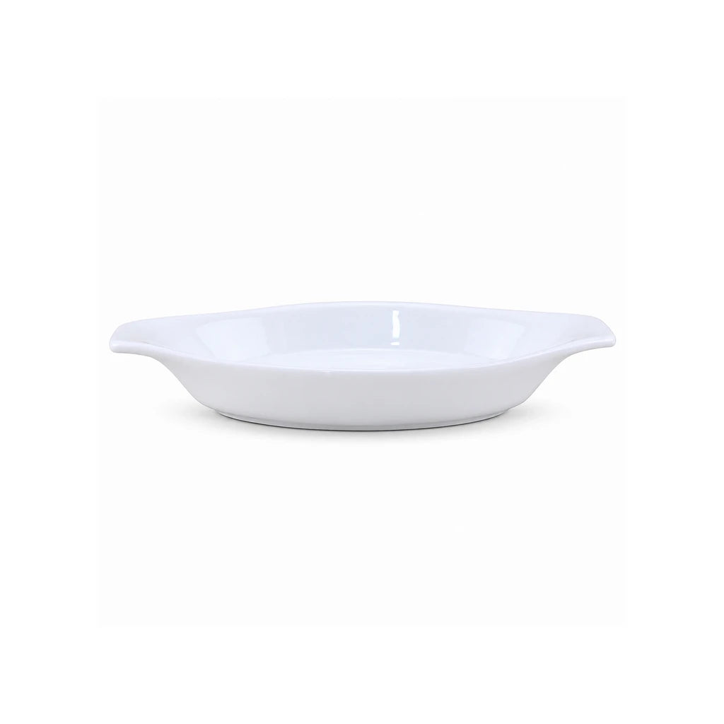 Premier Casa 20 cm White Oval Ceramic Serving Platter