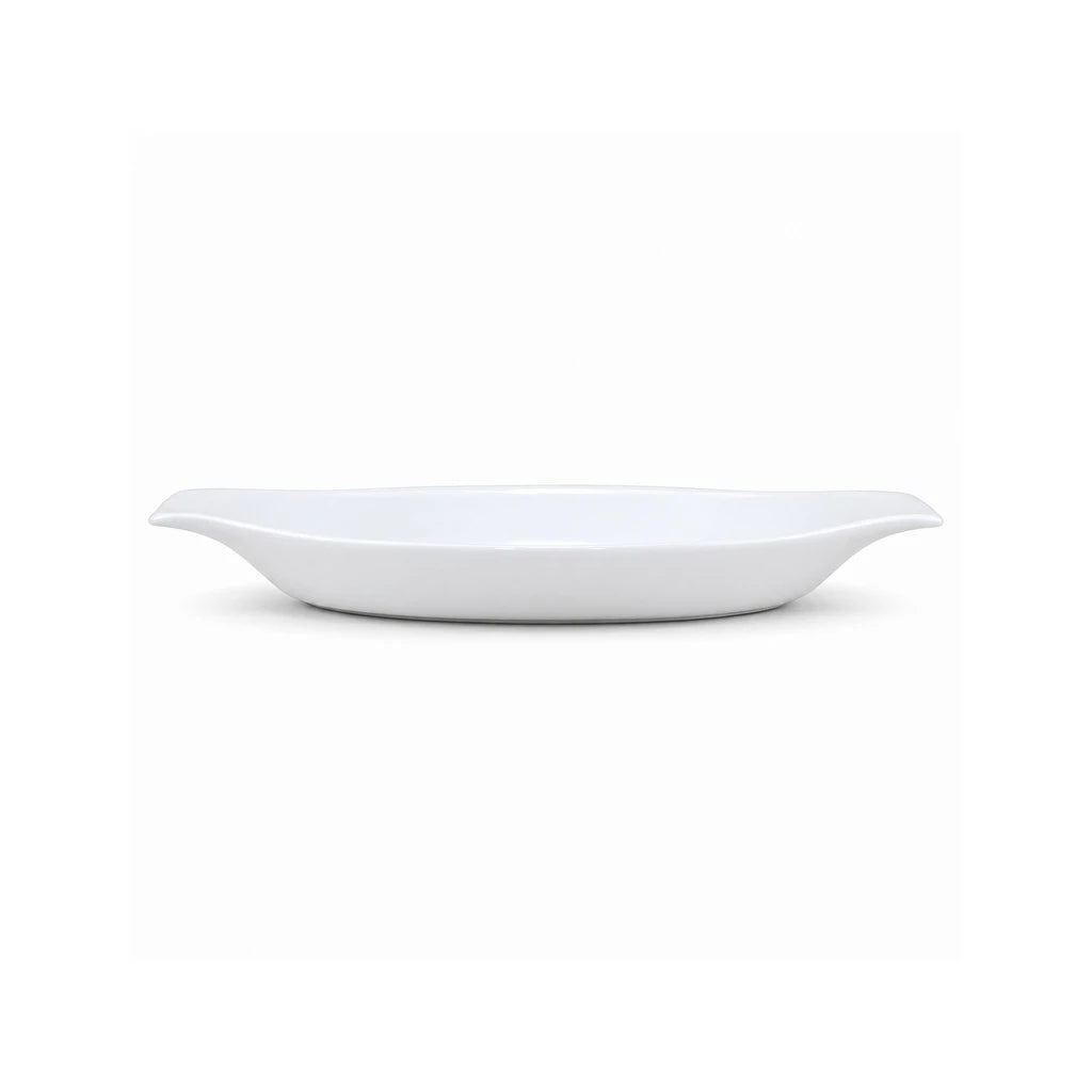 Forte B.K Casa White Oval Ceramic Serving Dish - 26 & 30 cm