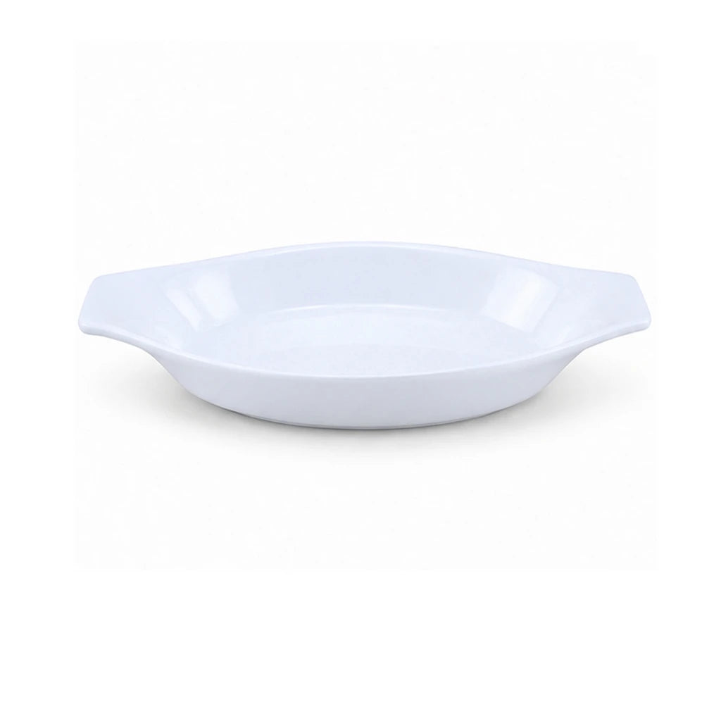 Forte B.K Casa White Oval Ceramic Serving Dish - 26 & 30 cm