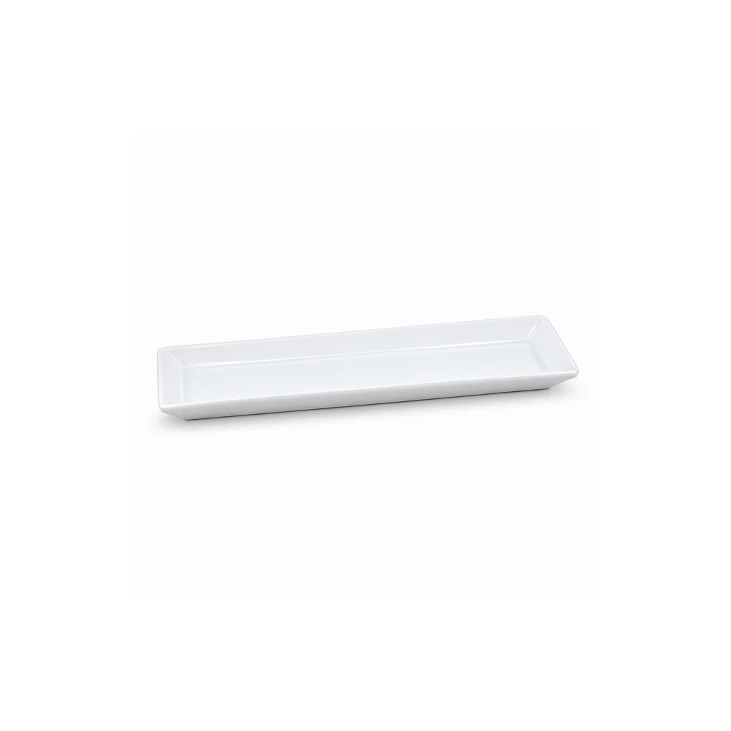 Forte B.K Rio White Rectangular Ceramic Liner - 22, 29 & 34 cm