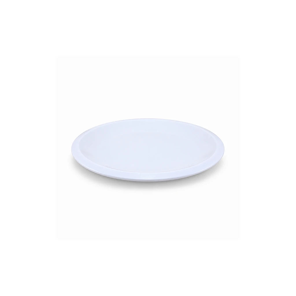 Forte B.K Cosmo 20 cm White Ceramic Flat Plate