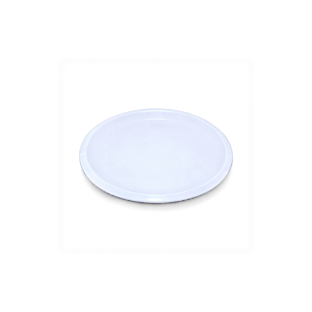 Forte B.K Cosmo 20 cm White Ceramic Flat Plate