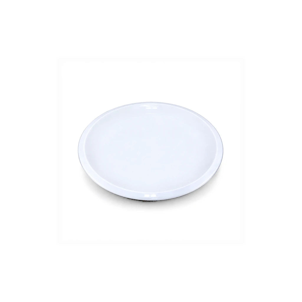 Forte B.K Cosmo 20 cm White Ceramic Flat Plate