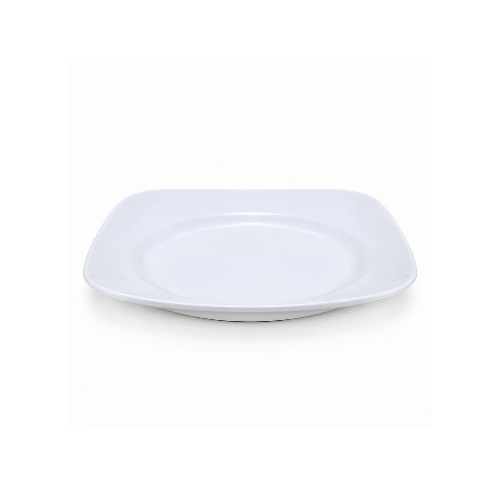 Forte B.K Sigma 19 cm White Ceramic Square Flat Plate