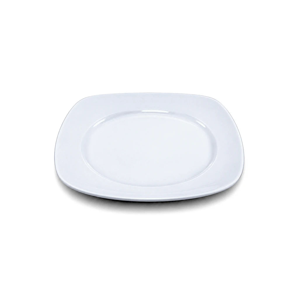 Forte B.K Sigma 19 cm White Ceramic Square Flat Plate