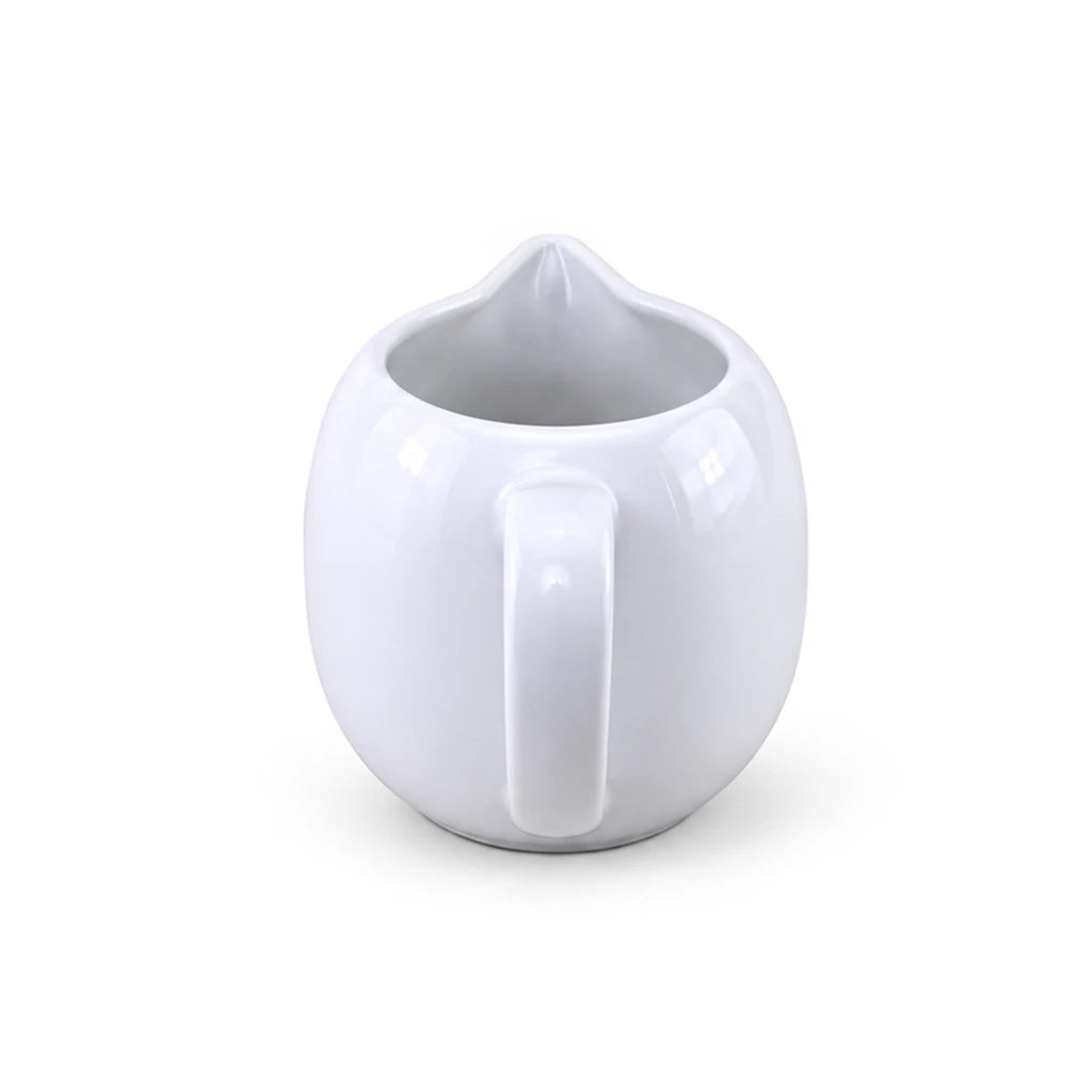 Cammy White Ceramic Milk & Cream Jug, 350 ml