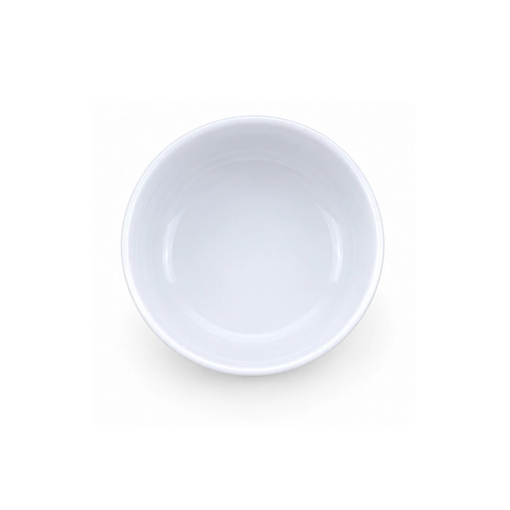 Forte B.K White Ceramic Stackable Dip & Side Bowl, 10 cm