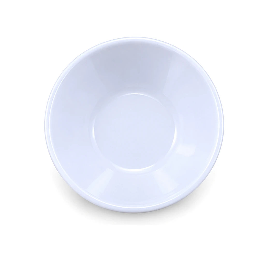 Forte B.K Cosmo White Ceramic Serving Bowl, 7 & 8 Inch