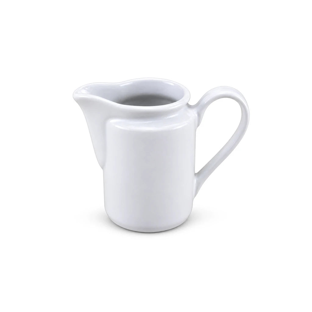 P.C Tall White Ceramic Milk & Cream Jug, 450 ml