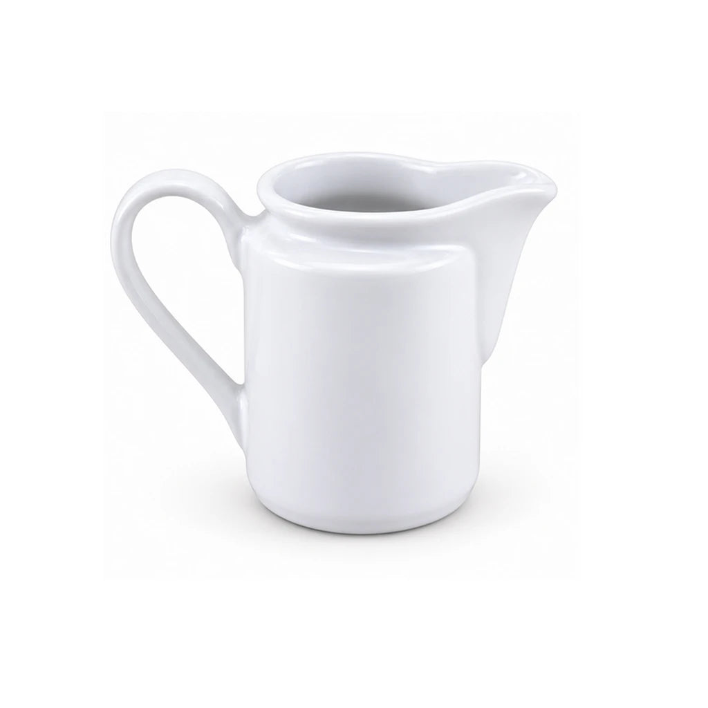 P.C Tall White Ceramic Milk & Cream Jug, 450 ml