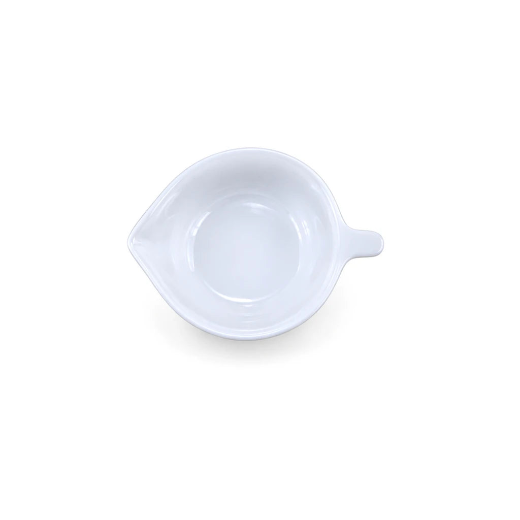 Danny Home Leaf-Shaped Ceramic Ramekin & Dip Bowl, 4.25 Inch