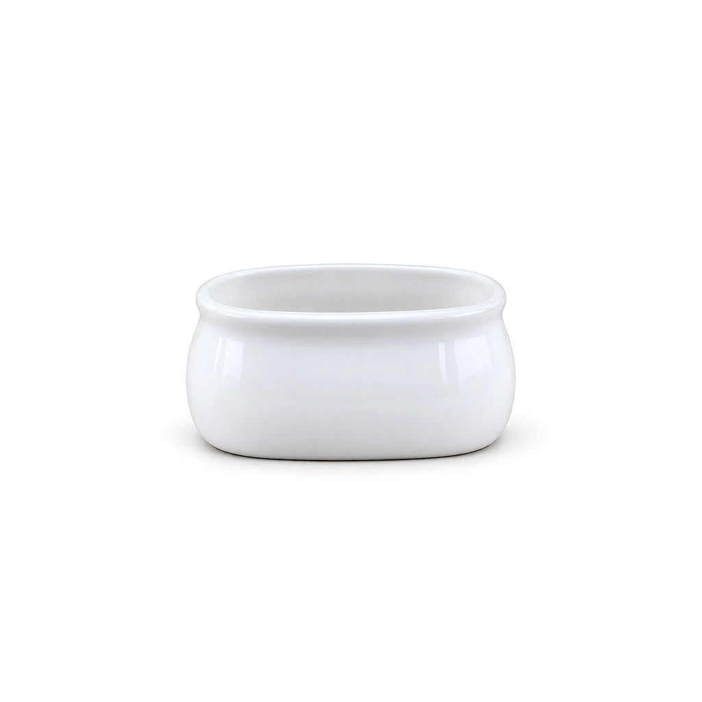 Danny Home White Ceramic Sugar Sachet Holder for Tea & Coffee