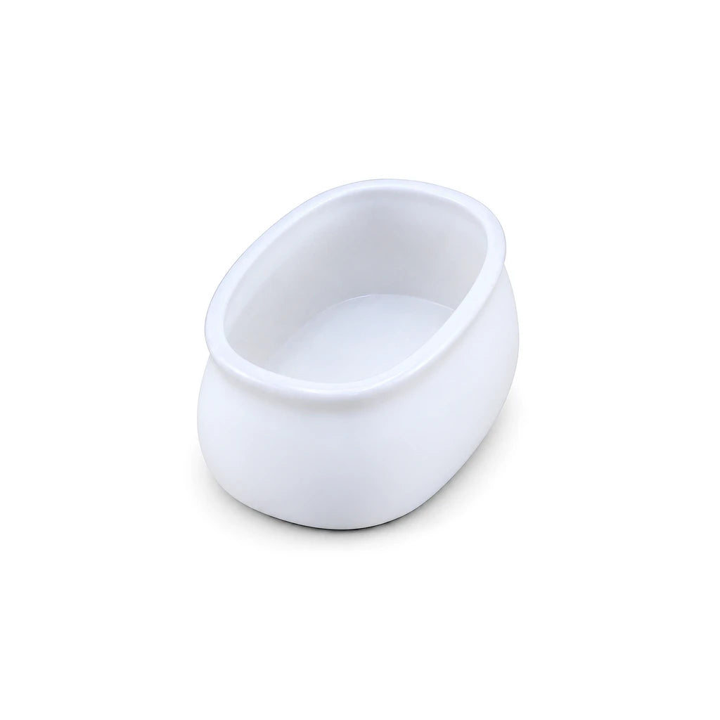 Danny Home White Ceramic Sugar Sachet Holder for Tea & Coffee