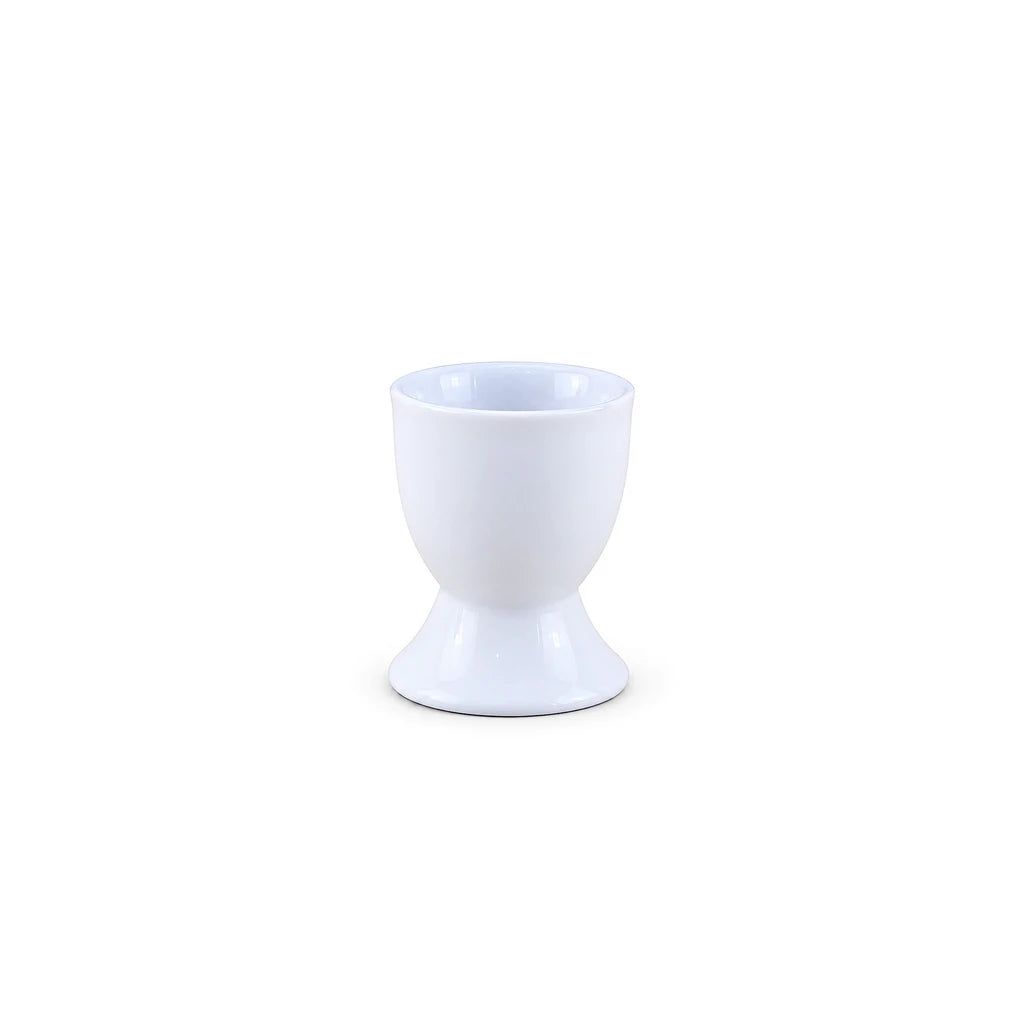 Danny Home White Ceramic Pedestal Egg Cup for Breakfast