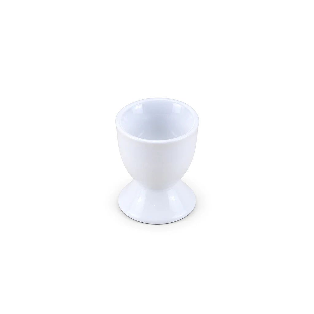 Danny Home White Ceramic Pedestal Egg Cup for Breakfast