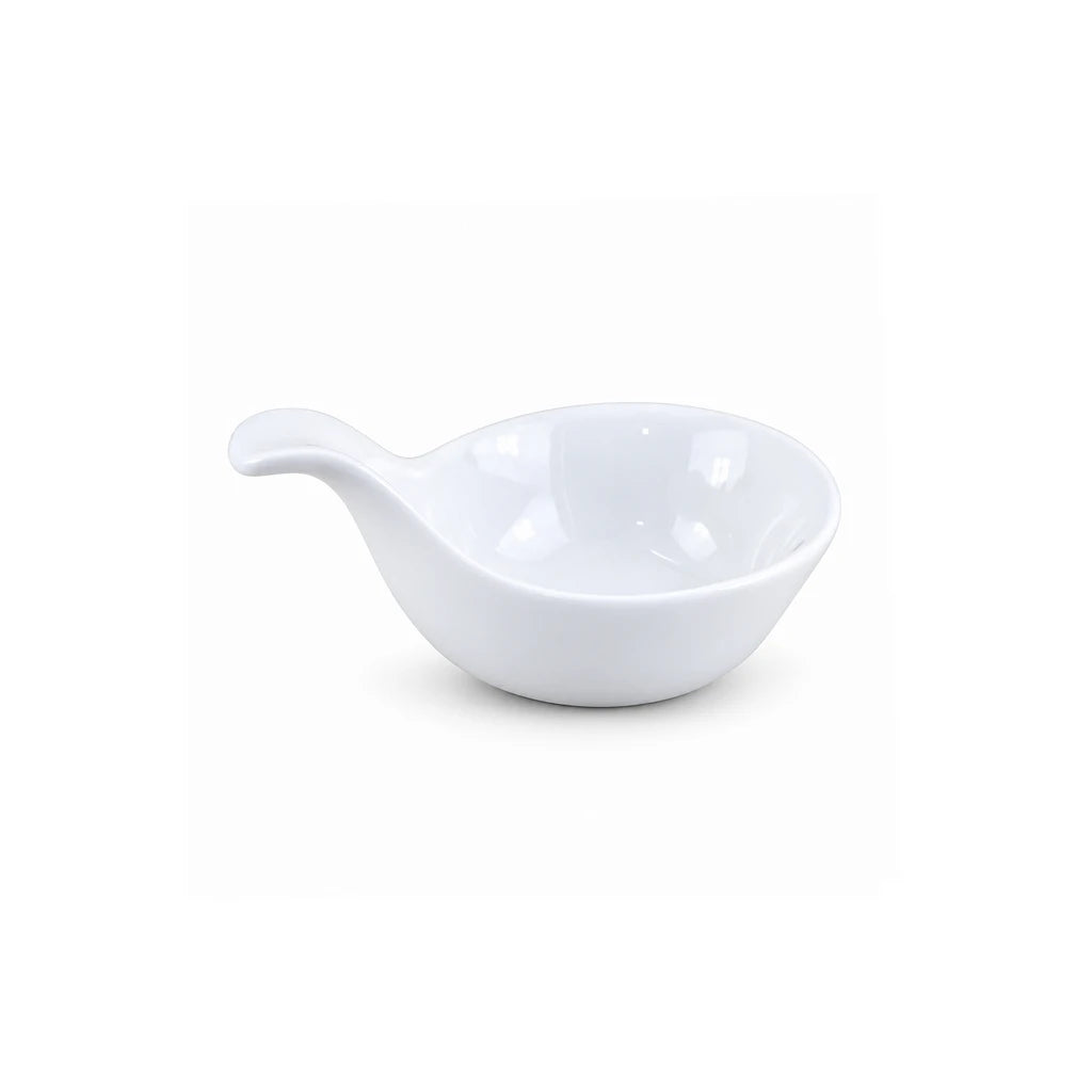 Danny Home Curved-Handle Ceramic Ramekin, 4.25 Inch