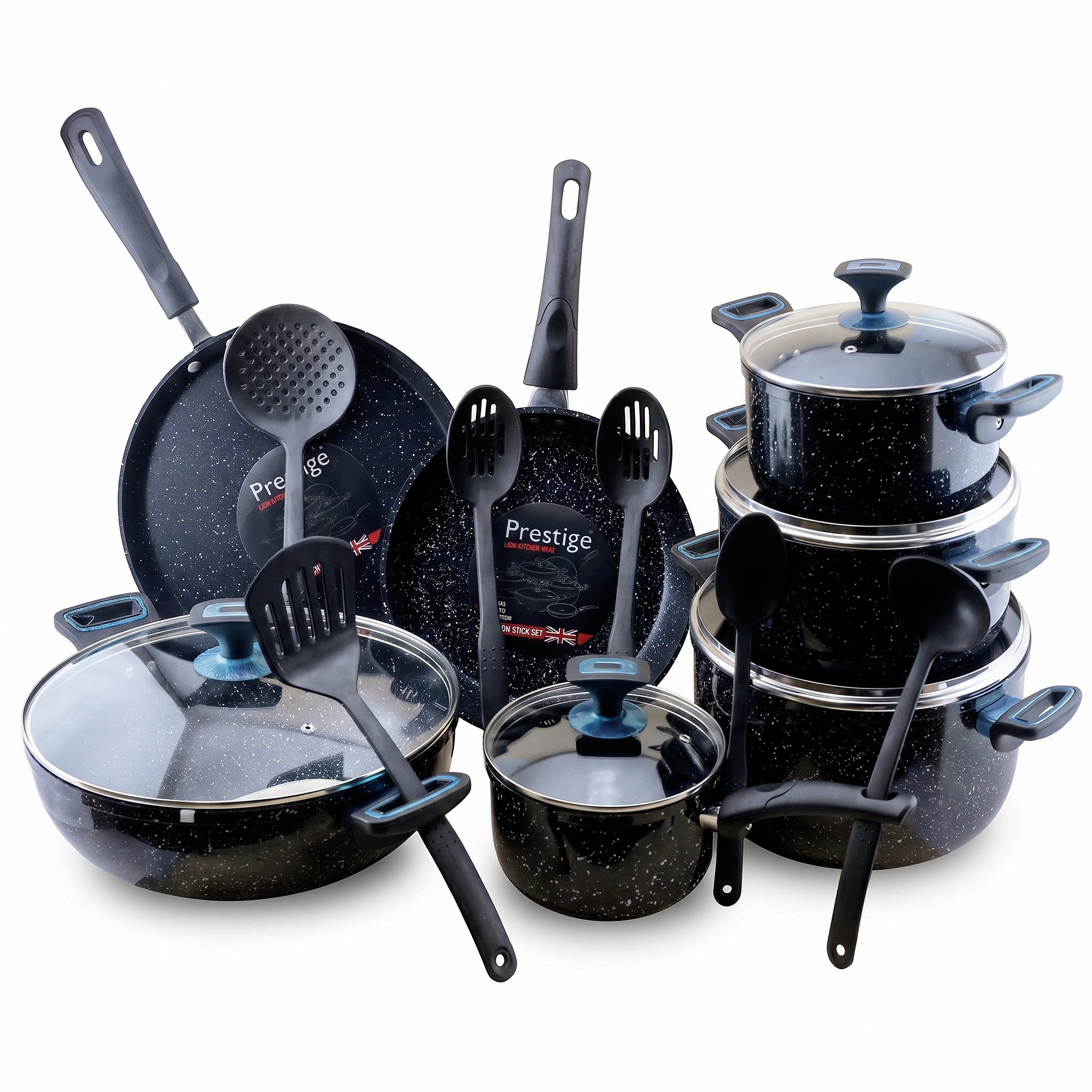 Prestige Lion 16-Piece Non Stick Induction Cooking Set