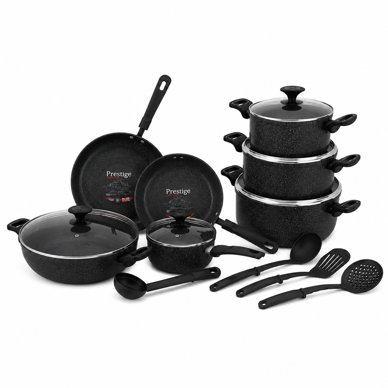 Prestige Lion 16-Piece Non Stick Induction Cooking Set