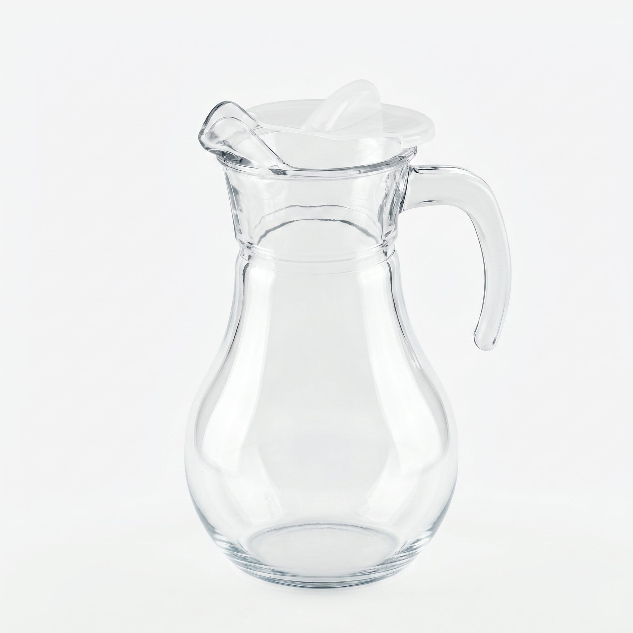 Pasabahce Bistro 1.5-Liter Glass Jug With Transparent Lid