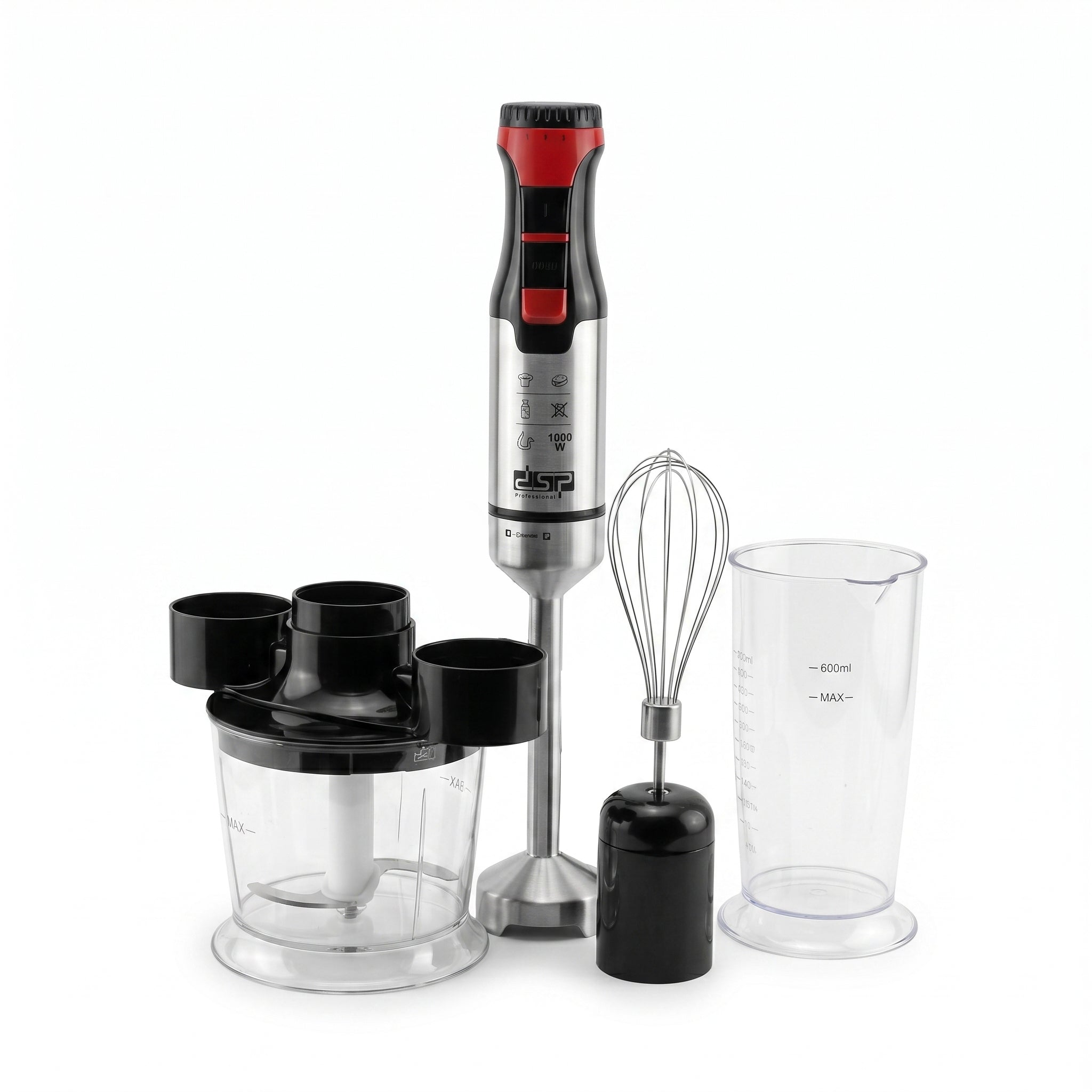 DSP 1000W 5-in-1 Hand Blender Set