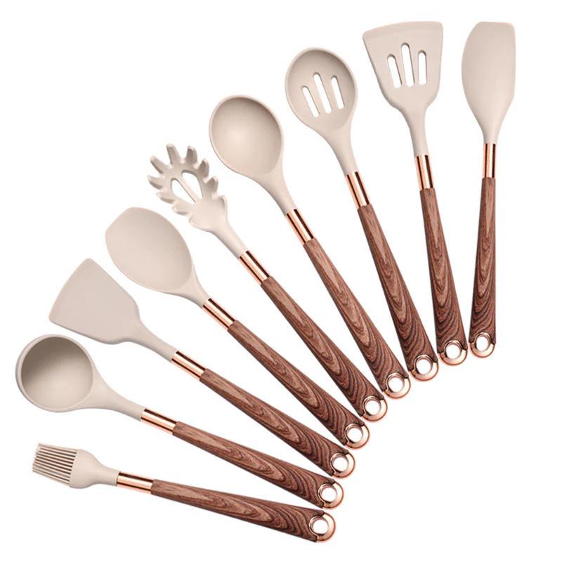 11-Piece Non Stick Silicone Kitchen Utensil Set