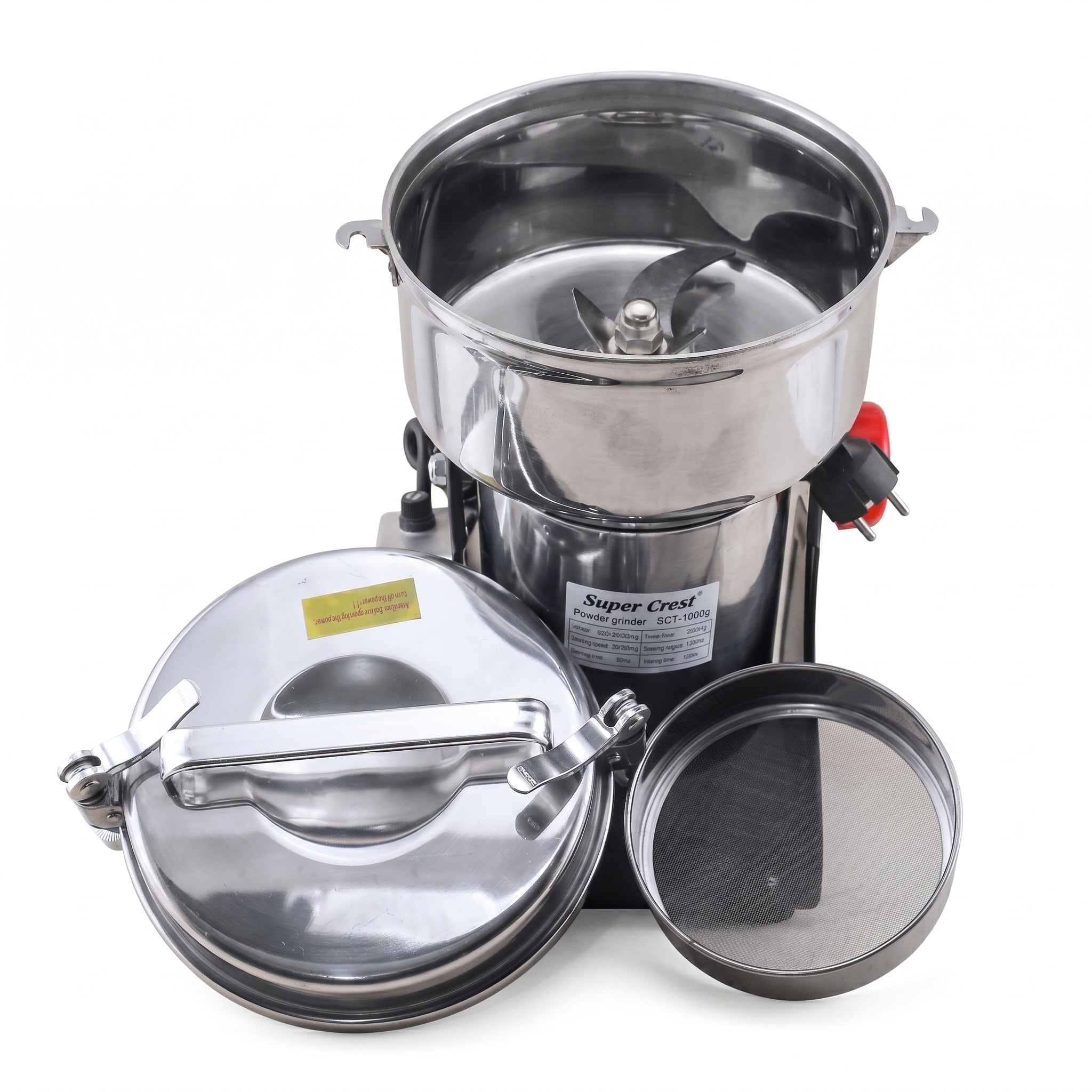 Super Crest 1000g 120 cm Stainless Steel Coffee Grinder