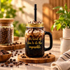 Kleeyo Black Do the Impossible 450 ml Glass Mason Jar
