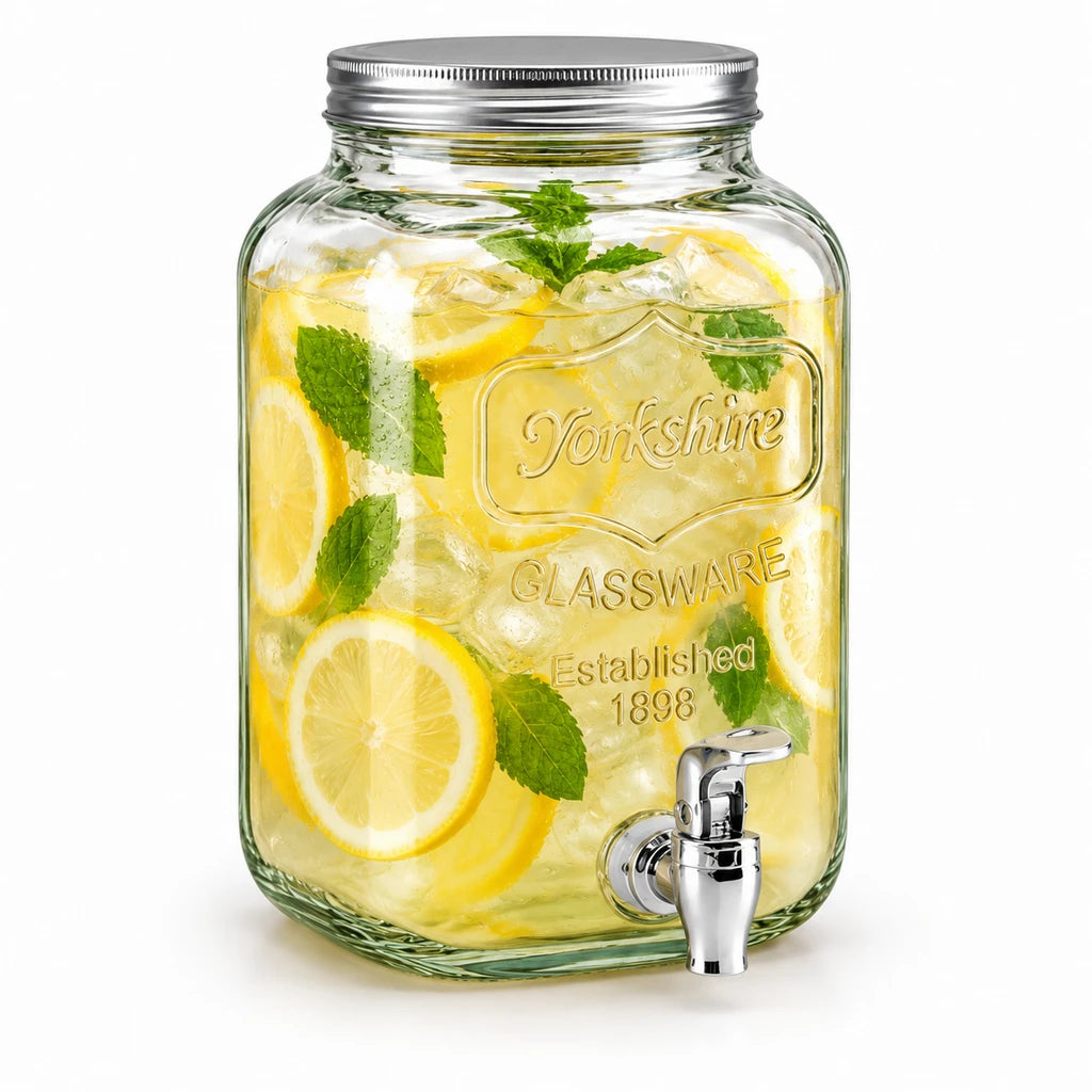 Danny Home 8-Litre Glass Beverage Dispenser