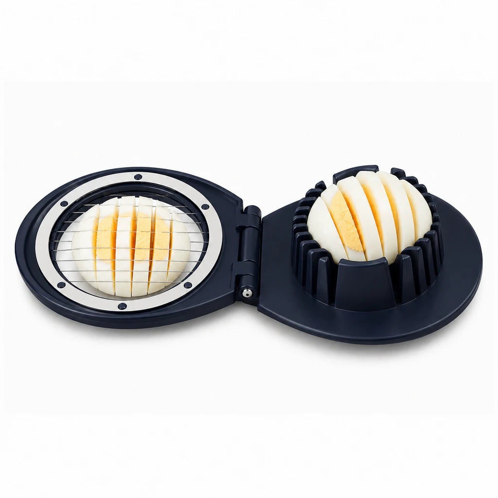 Shengya Hinged Egg Slicer With Stainless Steel Cutting Wires & Plastic Base