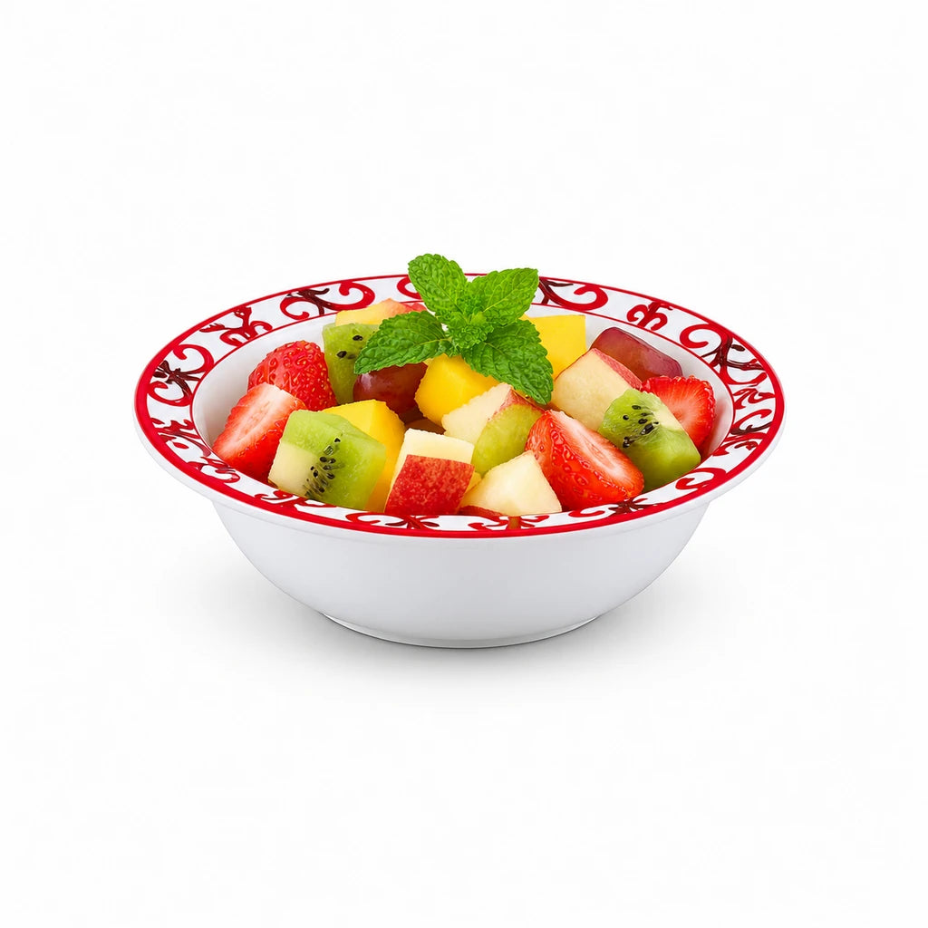 Blaze Wrought Iron 6-Inch Printed Melamine Bowl