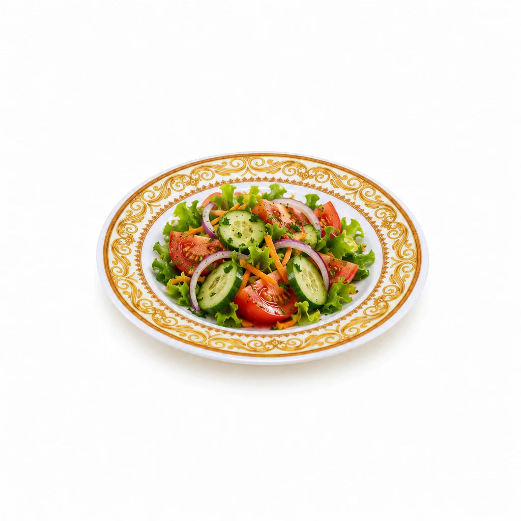 Blaze 7-Inch Glory Printed Melamine Flat Plate
