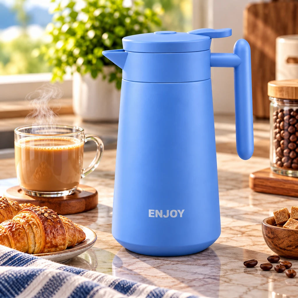 Creative ENJOY Small Steel Vacuum Flask, 860 ml