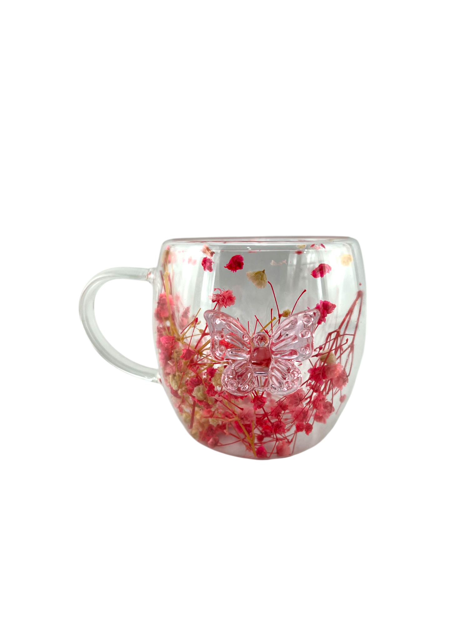 D.W.M DOUBLE WALL BUTTERFLY MUG