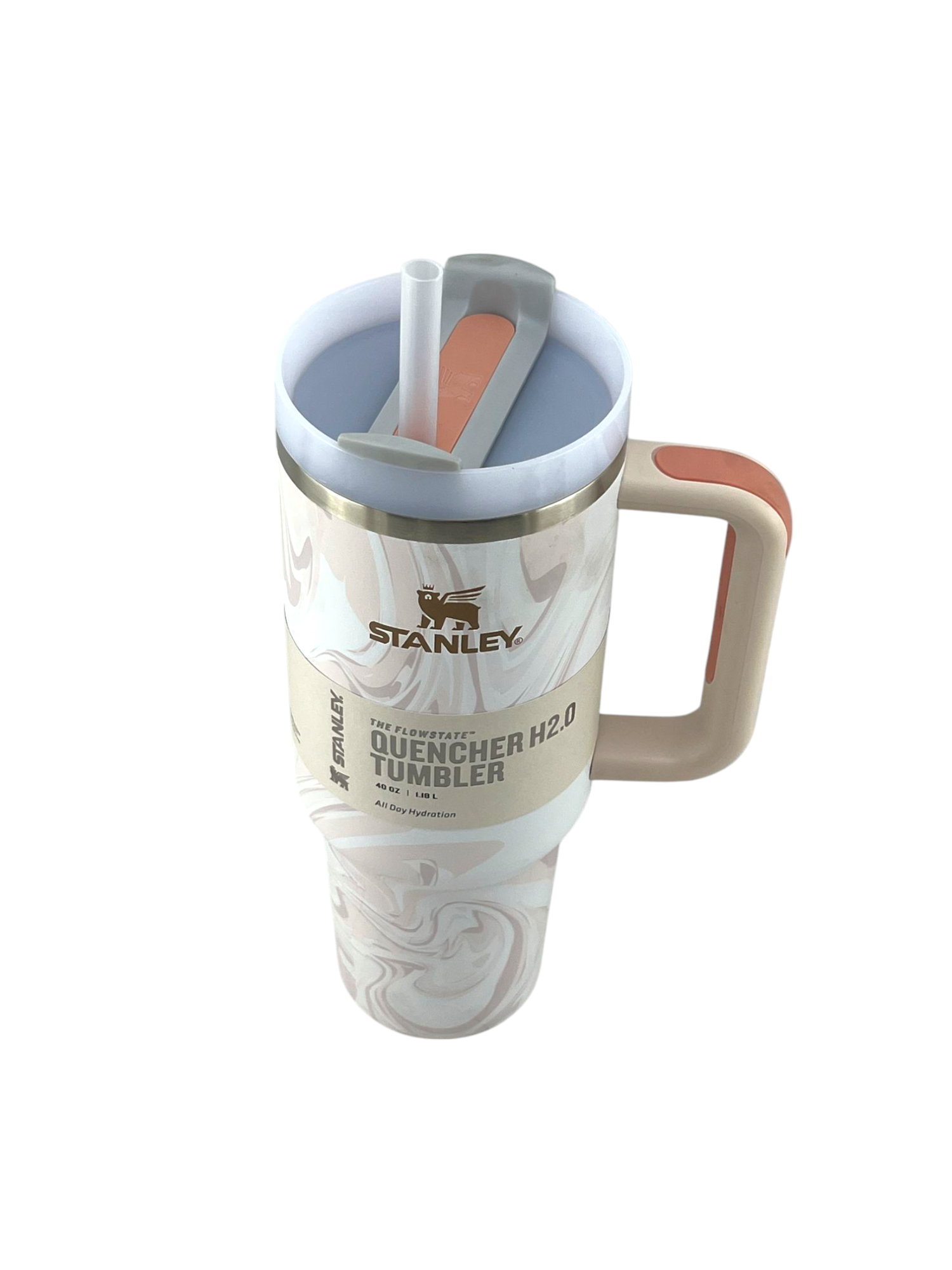 STANLEY TUMBLER RAINBOW PEACH