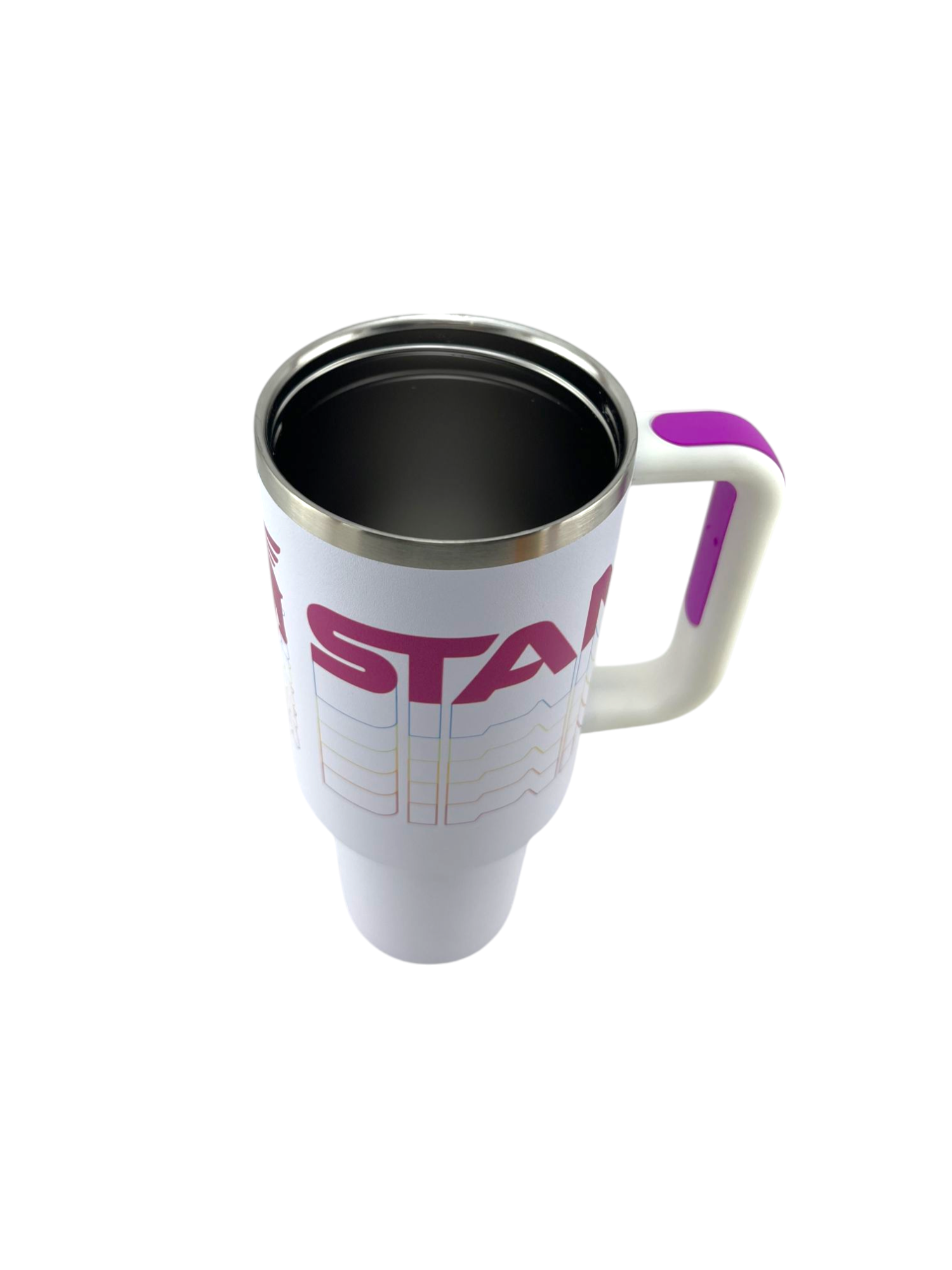 STANLEY TUMBLER WHITE-PRINT (40/OZ)