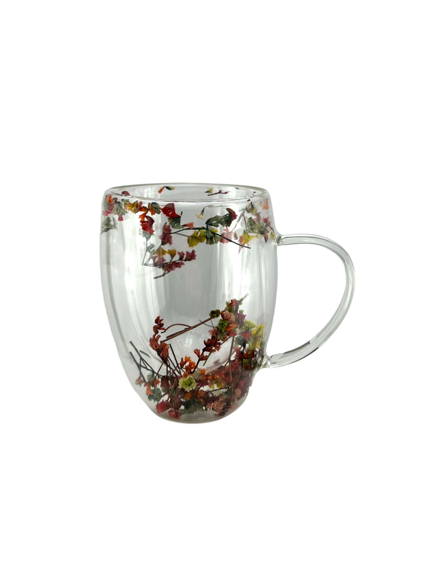 D.W.M DOUBLE WALL FLOWERS MUG