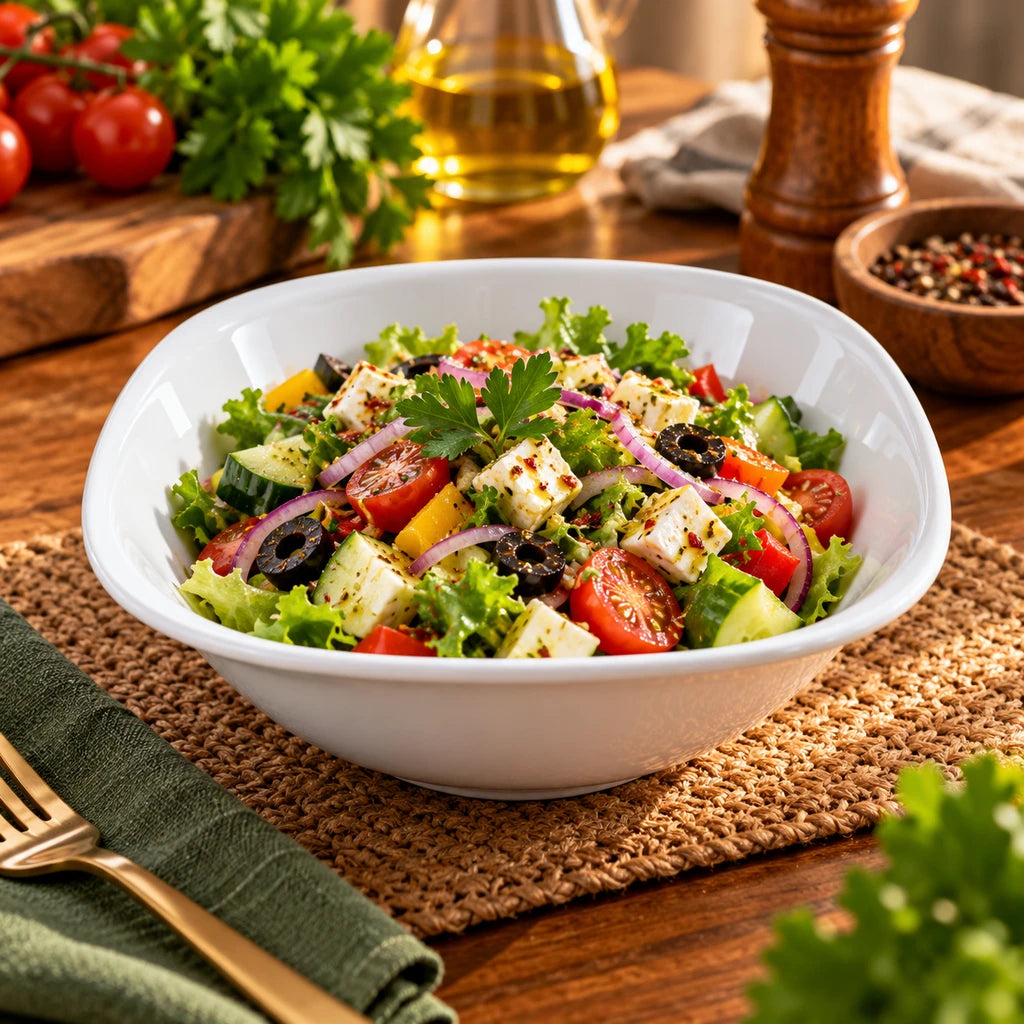 Blaze Elite White Melamine Serving Bowl - 3, 6.5, 7 & 8 Inches