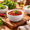 Forte B.K Cosmo Curved White Ceramic Ramekin, 2.5 Inch