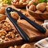 Shengya Black Zinc Plier Nut Cracker With Plastic Handles & Ridged Jaws